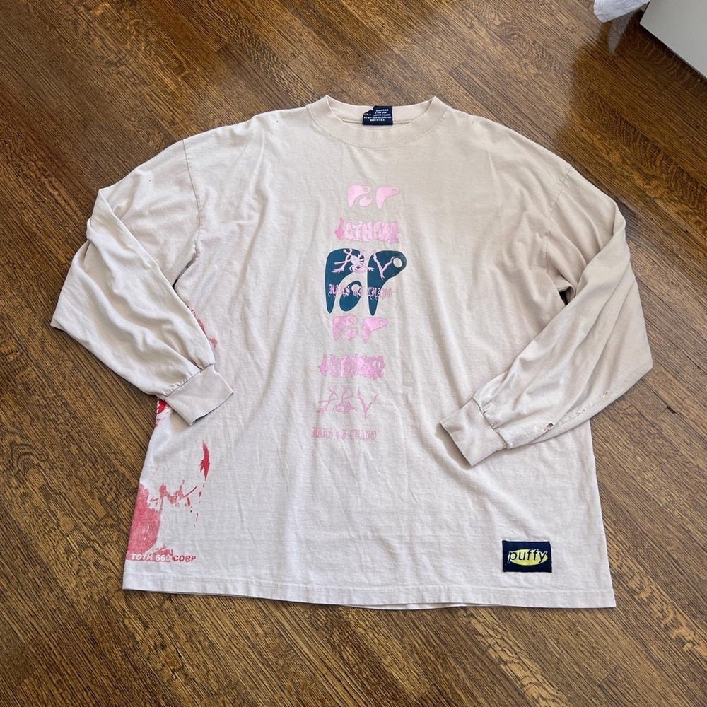 Custom long sleeve graphic tee